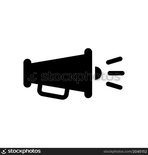 megaphone icon vector solid style