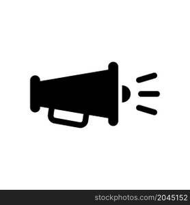 megaphone icon vector solid style