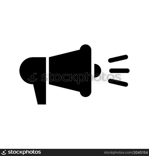 megaphone icon vector solid style