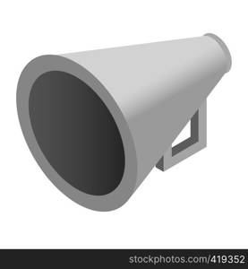 Megaphone isometric 3d icon isolated on a white background. Megaphone isometric 3d icon