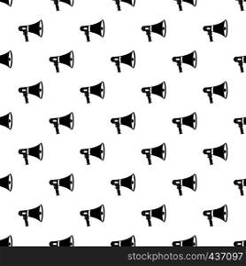 Megaphone pattern seamless in simple style vector illustration. Megaphone pattern vector