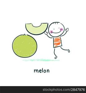 melon and man