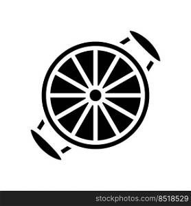 melon slicer cutter glyph icon vector. melon slicer cutter sign. isolated symbol illustration. melon slicer cutter glyph icon vector illustration