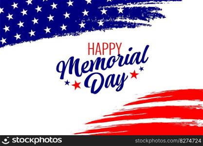 Memorial Day, remember and honer poster. Memorial day celebretion. American national holiday template illustration.