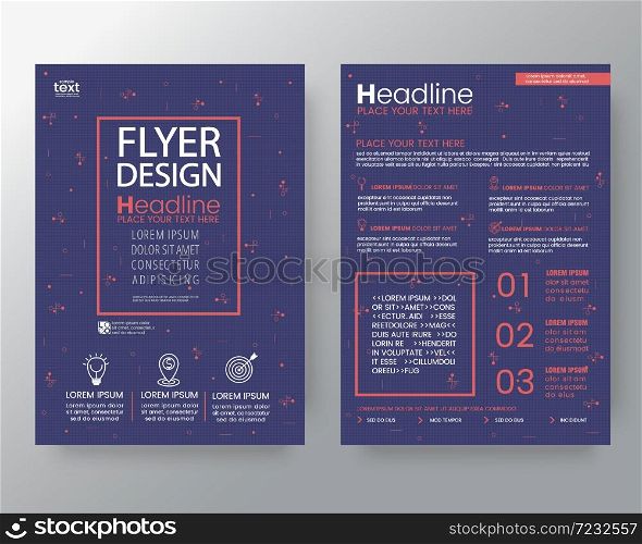 Memphis art background for Corporate Identity , Brochure annual report cover Flyer Poster design Layout vector template in A4 size