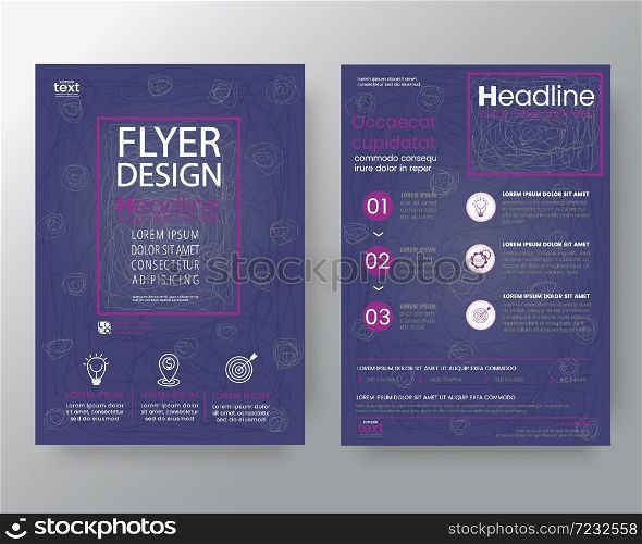Memphis art background for Corporate Identity , Brochure annual report cover Flyer Poster design Layout vector template in A4 size