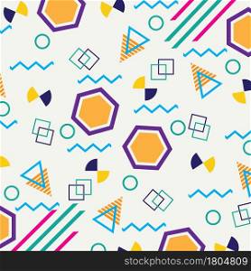 Memphis background with abstract colorful geometric shape, can be used for banner sale, wallpaper, for, brochure,Magazine Cover, Poster, Etc.