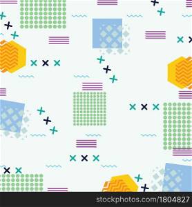 Memphis background with abstract colorful geometric shape, can be used for banner sale, wallpaper, for, brochure,Magazine Cover, Poster, Etc.
