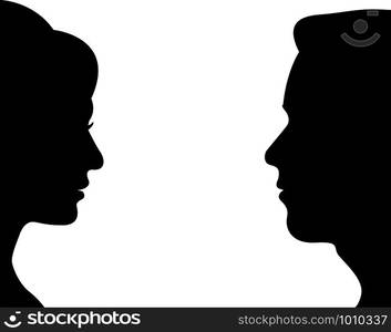 men and woman vector