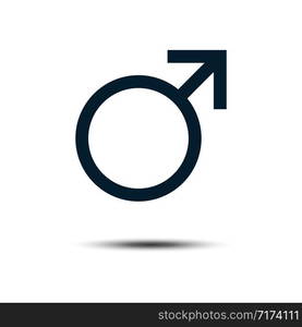 Men Gender Sign Icon Vector Logo Template Illustration Design EPS 10.