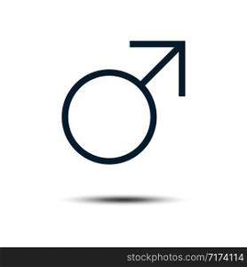 Men Gender Sign Icon Vector Logo Template Illustration Design EPS 10.