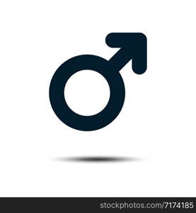 Men Gender Sign Icon Vector Logo Template Illustration Design EPS 10.