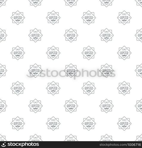 Men hipster style pattern vector seamless repeat for any web design. Men hipster style pattern vector seamless