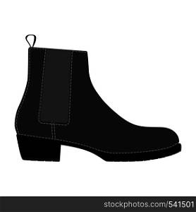 Men shoes classical boots isolated. Male man season shoes icons. Footwear vector illustration. Men shoes boots isolated. Male man season shoes icons.