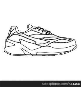 Men shoes sneakers trainers isolated. Male man season shoes or running icons. Technical sketch. Footwear vector illustration. Men shoes sneakers trainers isolated. Male man season shoes or running icons. Technical sketch.
