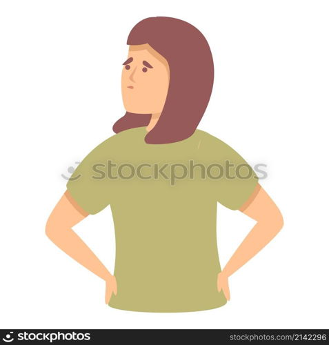 Menopause doctor icon cartoon vector. Woman cycle. Female health. Menopause doctor icon cartoon vector. Woman cycle