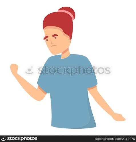 Menopause hormone icon cartoon vector. Woman health. Female fertility. Menopause hormone icon cartoon vector. Woman health