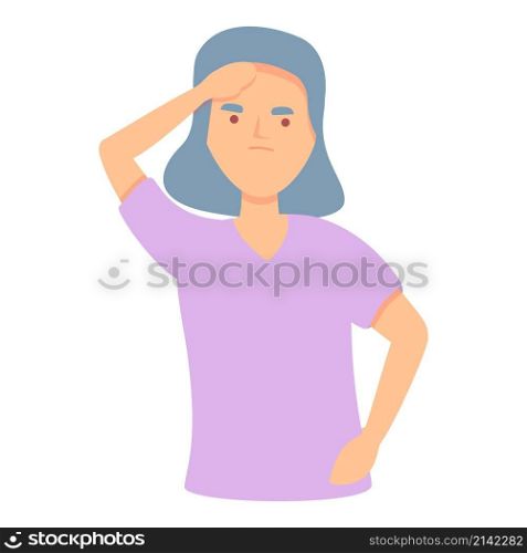 Menopause uterus icon cartoon vector. Woman balance. Women cycle. Menopause uterus icon cartoon vector. Woman balance