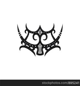 mentawai tribe cultural sign tattoo art vector illustration. mentawai tribe cultural sign tattoo art vector