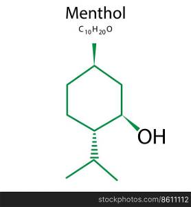 menthol formula. chemical formula. Vector illustration. stock image. EPS 10.. menthol formula. chemical formula. Vector illustration. stock image. 