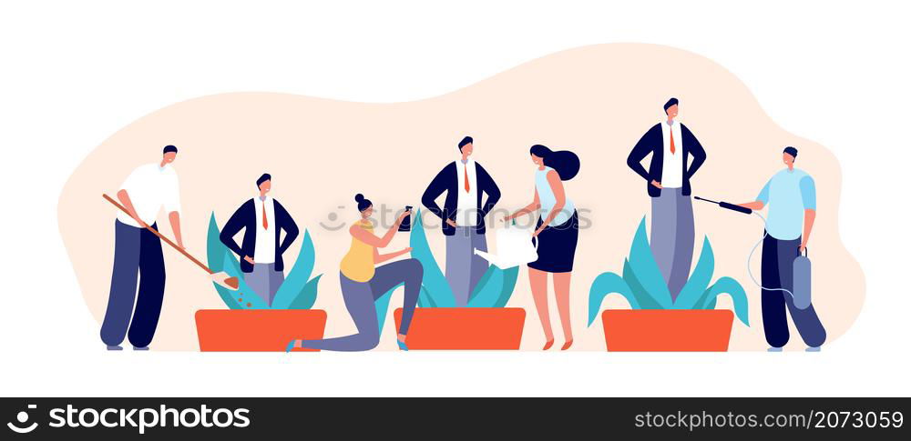 Mentoring concept. Inspiring professionals, corporate communication support. Successful businessman growth, utter mentorship vector banner. Support and training, mentoring advice illustration. Mentoring concept. Inspiring professionals, corporate communication support. Successful businessman growth, utter mentorship vector banner