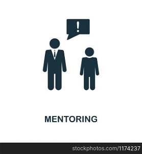 Mentoring creative icon. Simple element illustration. Mentoring concept symbol design from human resources collection. Can be used for web, mobile and print. web design, apps, software, print.. Mentoring creative icon. Simple element illustration. Mentoring concept symbol design from human resources collection. Perfect for web design, apps, software, print.