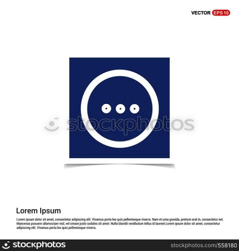 menu icon - Blue photo Frame