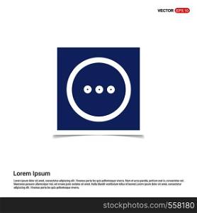 menu icon - Blue photo Frame