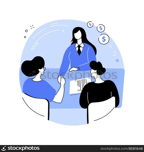 Mergers and acquisitions isolated cartoon vector illustrations. Business partners shake hands, financial mergers and acquisitions, strategic advice to companies, capital raising vector cartoon.. Mergers and acquisitions isolated cartoon vector illustrations.
