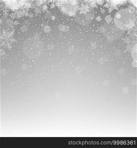 Merry Christmas Abstract Background. Snowfall illustration. 