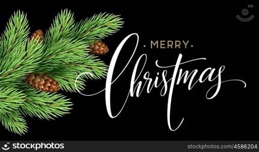 Merry Christmas and Happy New Year 2017 greeting card, vector illustration EPS10