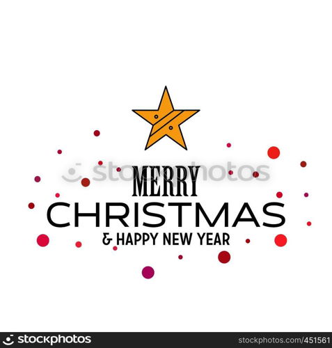 Merry Christmas and Happy New Year 2019 Dotted Background