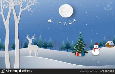Merry Christmas and Happy new year background,for winter holiday,celebrate party,invitation or greeting card,vector illustration