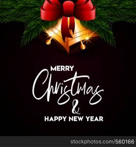 Merry Christmas and Happy New Year Background. Vector EPS10 Abstract Template background