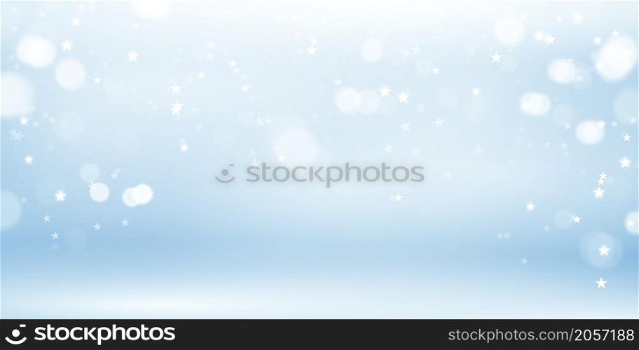 merry christmas and happy new year blue background celebration background template with elegant greeting card ribbon