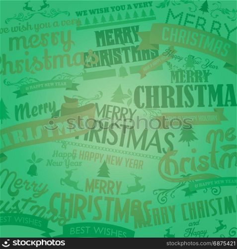 merry christmas and happy new year. merry christmas and happy new year vector art