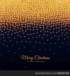 merry christmas and new year sparkles background design