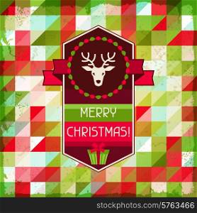 Merry Christmas background for invitation card.