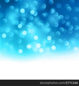 Merry Christmas blue light background. Vector illustration. EPS 10