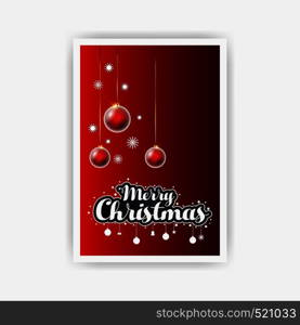 Merry christmas decorative vintage background. Vector EPS10 Abstract Template background