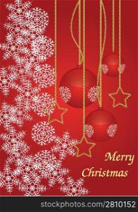 Merry Christmas Elegant Suggestive Background for Greetings Card
