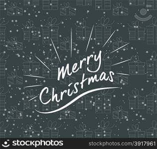merry Christmas greeting card