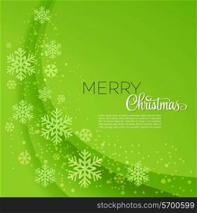 Merry Christmas greeting card. Vector illustration. EPS 10