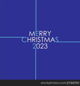 MERRY CHRISTMAS greeting inscription for postcard, cover, banner, poster and theme design. Flat style.