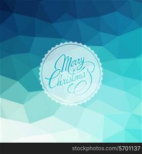 Merry Christmas Lettering Design. Vector illustration. EPS 10