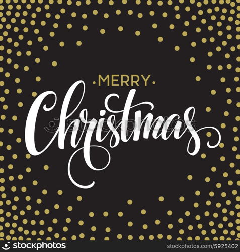 Merry Christmas lettering design. Vector illustration. Merry Christmas lettering design. Vector illustration EPS10