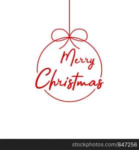 Merry Christmas lettering template. Red template Merry Christnas on white backgroun. Merry Christmas template for greeting card. Eps10. Merry Christmas lettering template. Red template Merry Christnas on white backgroun. Merry Christmas template for greeting card