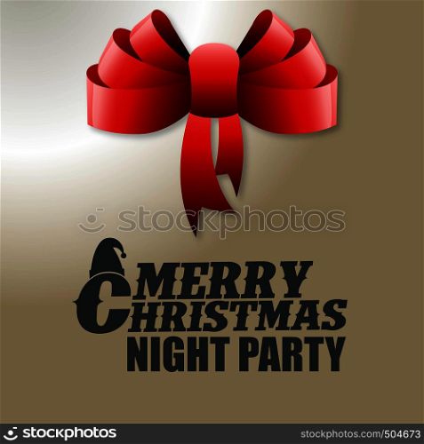 Merry Christmas Night Party background. Vector EPS10 Abstract Template background