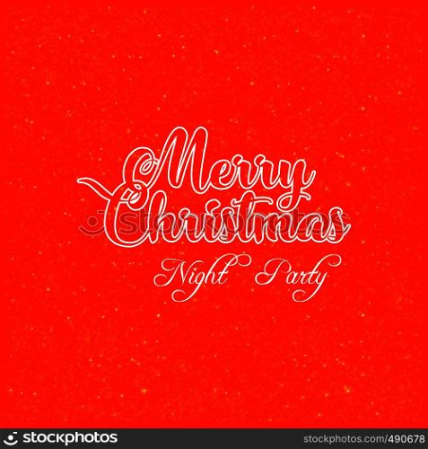 Merry Christmas Night Party Glitter Background. Vector EPS10 Abstract Template background