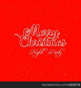 Merry Christmas Night Party Glitter Background. Vector EPS10 Abstract Template background